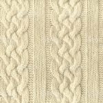 Close-up of a piece of knit fabric